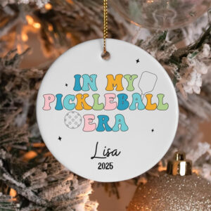 Personalized Pickleball Ornament 2025 Ornament Personalized Pickleball Ornament 2025 Ornament