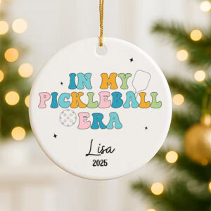Personalized Pickleball Ornament 2025 Ornament Personalized Pickleball Ornament 2025 Ornament