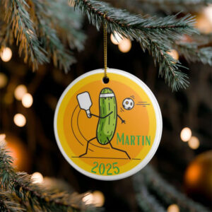 Pickleball Christmas Xmas Decor Ornament Pickleball Christmas Xmas Decor Ornament