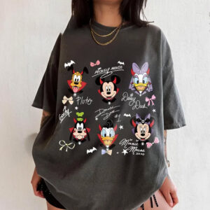 Disney Mickey and Friends Halloween Vampire Comfort Colors Tee