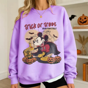 Vampire Mickey Trick Or Treat Down Main Street Comfort Colors Tee Vampire Mickey Trick Or Treat Down Main Street Comfort Colors Tee