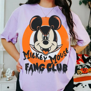 Mickey Vampire Fang Club Disney Disney Halloween Comfort Colors Tee Mickey Vampire Fang Club Disney Disney Halloween Comfort Colors Tee