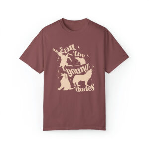 All the Young Dudes Comfort Colors Tee 2