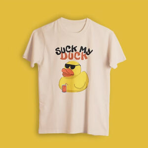 Suck my Duck humor parody artwork Comfort Colors tee 1