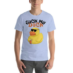 Suck my Duck humor parody artwork Comfort Colors tee 2