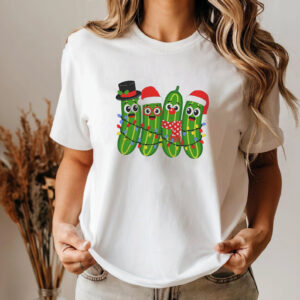 Christmas Pickle Funny Santa Merry Rizzmas Shirt 1
