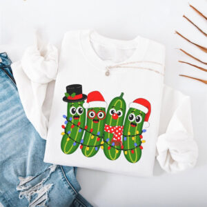 Christmas Pickle Funny Santa Merry Rizzmas Shirt 2