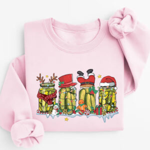 Christmas Pickle Jars Funny Santa Comfort Colors Tee Christmas Pickle Jars Funny Santa Comfort Colors Tee