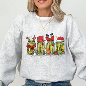 Christmas Pickle Jars Funny Santa Comfort Colors Tee Christmas Pickle Jars Funny Santa Comfort Colors Tee