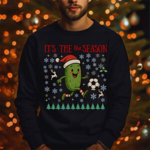 Funny Pickle Christmas It's The The Season Shirt 2