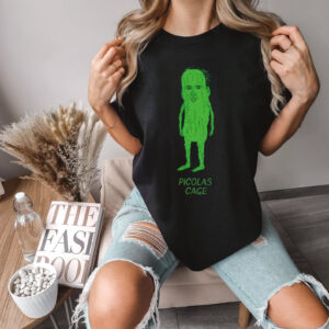 Funny Picolas Cage Pickle Pun Shirt 1