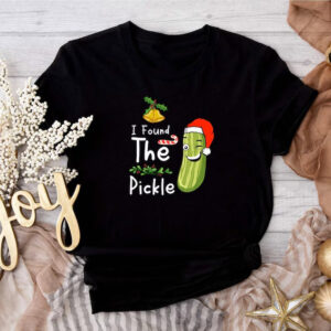 I Found The Pickles Christmas, Holiday Pickle Lover Tee 2