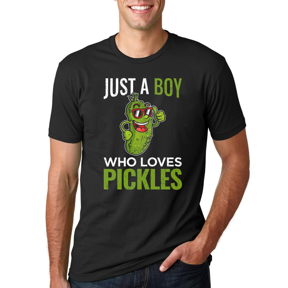 Just A Boy Who Loves Pickles Christmas Costume Shirt Just A Boy Who Loves Pickles Christmas Costume Shirt