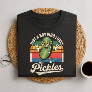 Just A Boy Who Loves Pickles, Cucumber Lover Shirt 1