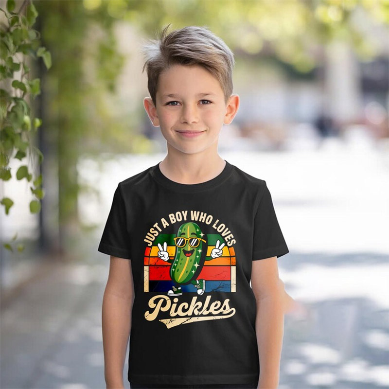 Just A Boy Who Loves Pickles, Cucumber Lover Shirt Just A Boy Who Loves Pickles, Cucumber Lover Shirt
