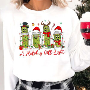 Pickle Christmas A Holiday Dill-Light Comfort Colors Tee Pickle Christmas A Holiday Dill-Light Comfort Colors Tee