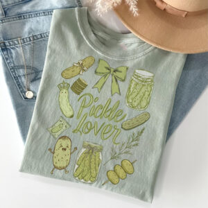 Pickle Lover, Canned Pickle Foodie Comfort Colors Shirt 2
