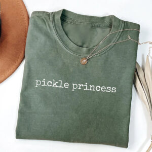Pickle Princess Funny Snack Lover Comfort Colors Tee Pickle Princess Funny Snack Lover Comfort Colors Tee