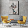 Tyreek Hill Miami Dolphins NFL Poster