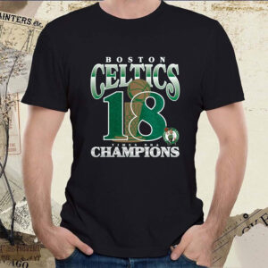 Boston Celtics 18 Time NBA Finals Champions T shirt