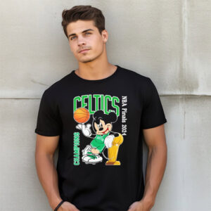 Boston Celtics Basketball NBA Champions Mickey Mouse Shirt