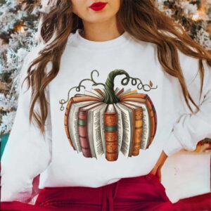 Book Fall Pumpkin Teacher Book Lovers Shirt Book Fall Pumpkin Teacher Book Lovers Shirt