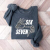 Funny Skeleton Hands Six Seven Comfort Colors Tee