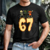Numbers Six Seven Halloween Skeleton Shirt