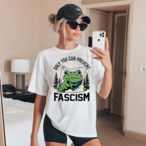 Only You Can Prevent Fascism Portland Frog Protest Shirt 2