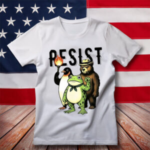 Portland 2025 Resist Portland Frog Shirt 3