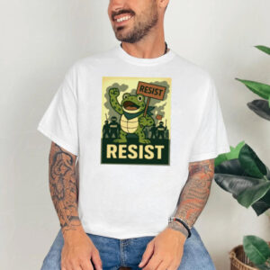 Resist Portland Frog Stand With Frog Digital Protest Shirt 2