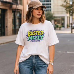 Busted vs McFly Tour 2025 Concert Fan Shirt