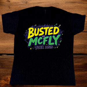 Busted Vs McFly Tour 2025 Concert Fan Shirt