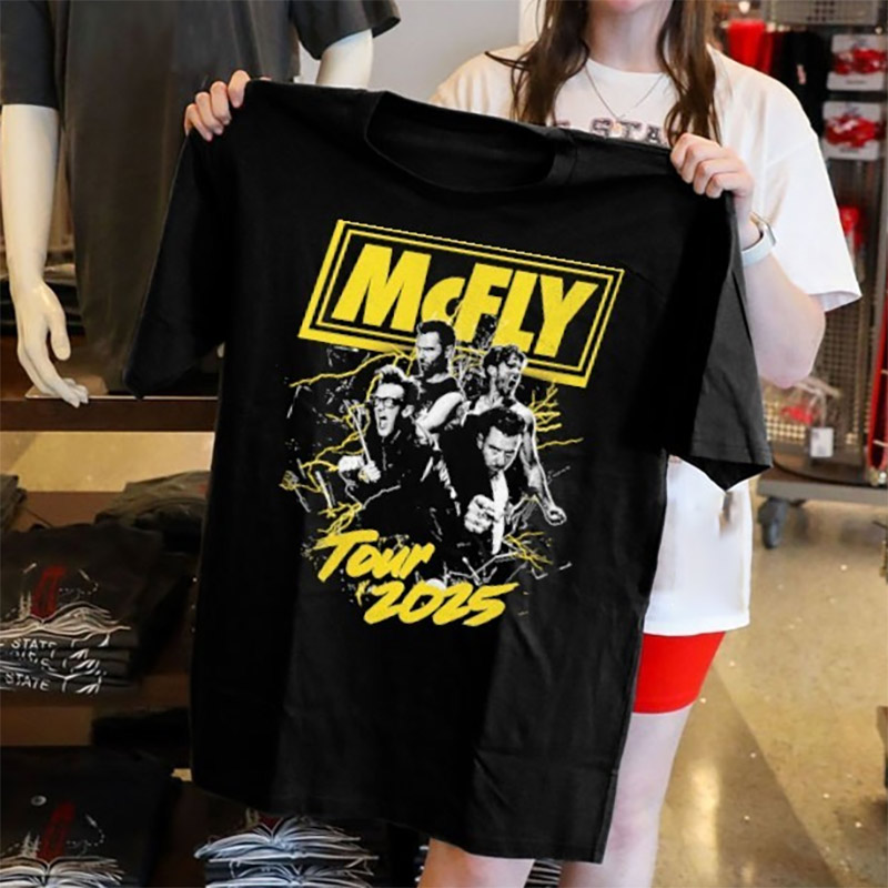 Mcfly Oh Busted Were Here Too Tour 2025 T-shirt Mcfly Oh Busted Were Here Too Tour 2025 T-shirt