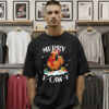 Merry Christmas F-Caw-F Chicken Shirt