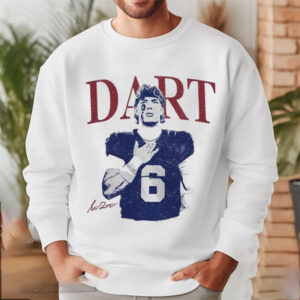 Jaxson Dart New York Giant Number 6 Shirt Jaxson Dart New York Giant Number 6 Shirt