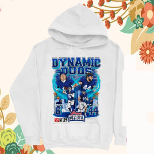 Jaxson Dart And Cam Skattebo Dynamic Duos Planet Euphoria T shirt 2