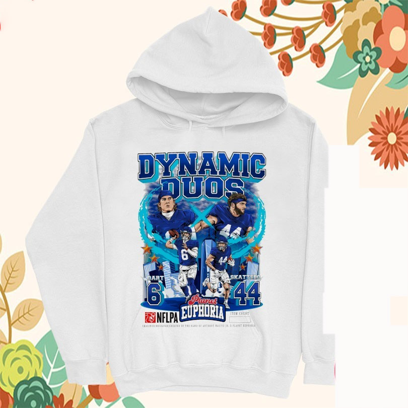 Jaxson Dart And Cam Skattebo Dynamic Duos Planet Euphoria T-shirt Jaxson Dart And Cam Skattebo Dynamic Duos Planet Euphoria T-shirt