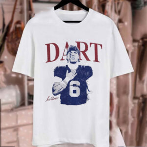 Jaxson Dart New York Giant number 6 Shirt 1
