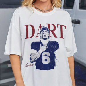 Jaxson Dart New York Giant number 6 Shirt 2