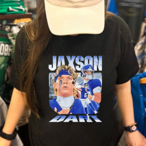 Jaxson Dart New York Giants Football Shirt Jaxson Dart New York Giants Football Shirt