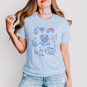 Cozy Hanukkah Cat, Jewish Cat Shirt Cozy Hanukkah Cat, Jewish Cat Shirt
