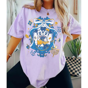 Disney Festival Of Lights Jewish Holiday Comfort Colors Tee 1