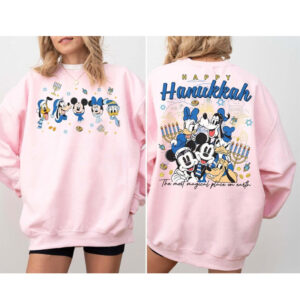Disney Mickey And Friends Happy Hanukkah Comfort Colors Tee Disney Mickey And Friends Happy Hanukkah Comfort Colors Tee