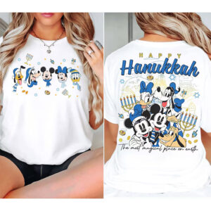 Disney Mickey And Friends Happy Hanukkah Comfort Colors Tee Disney Mickey And Friends Happy Hanukkah Comfort Colors Tee