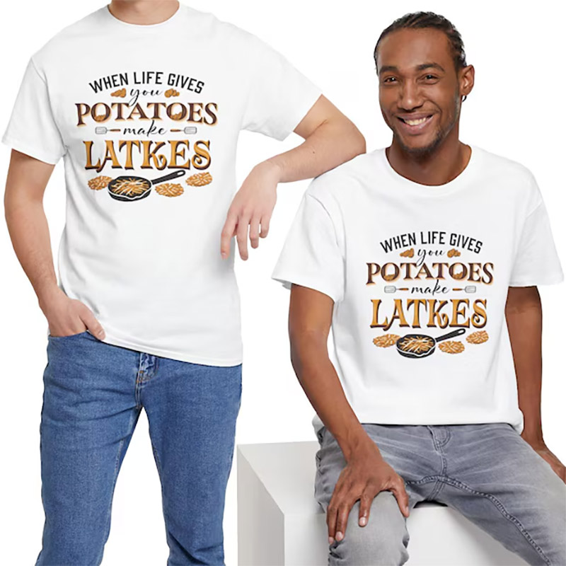 Hanukkah Latkes Funny, Jewish Holiday Tee Hanukkah Latkes Funny, Jewish Holiday Tee