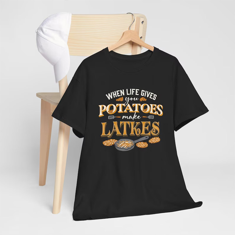 Hanukkah Latkes Funny, Jewish Holiday Tee Hanukkah Latkes Funny, Jewish Holiday Tee