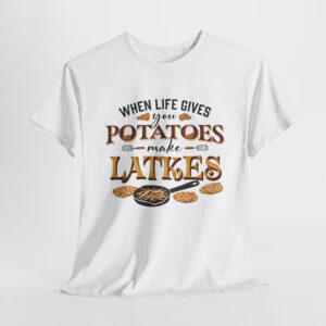Hanukkah Latkes Funny, Jewish Holiday Tee 2