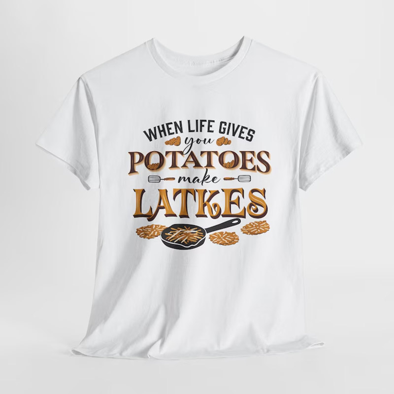 Hanukkah Latkes Funny, Jewish Holiday Tee Hanukkah Latkes Funny, Jewish Holiday Tee