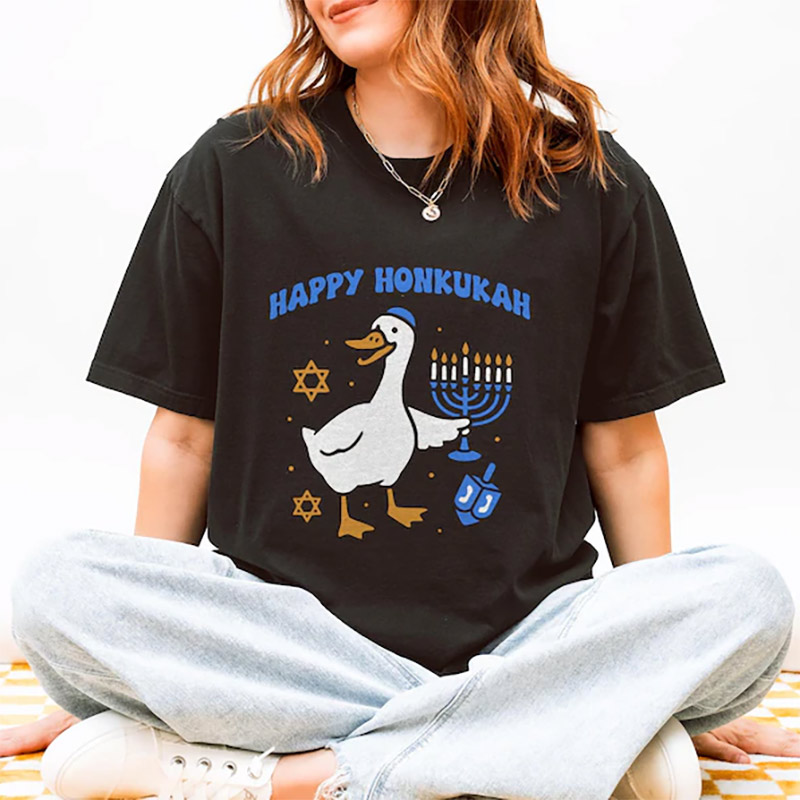 Happy Honkukah Goose Hanukkah Shirt Happy Honkukah Goose Hanukkah Shirt